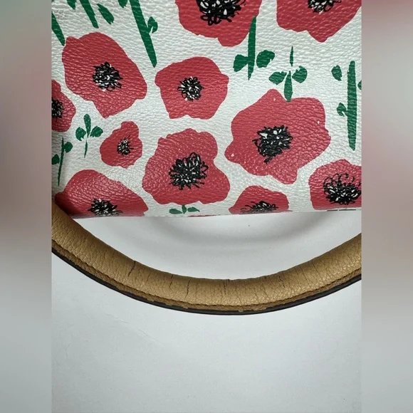 Tignanello Strawberry Poppy Medium Handbag Tote Bag Purse - Picture 12 of 16